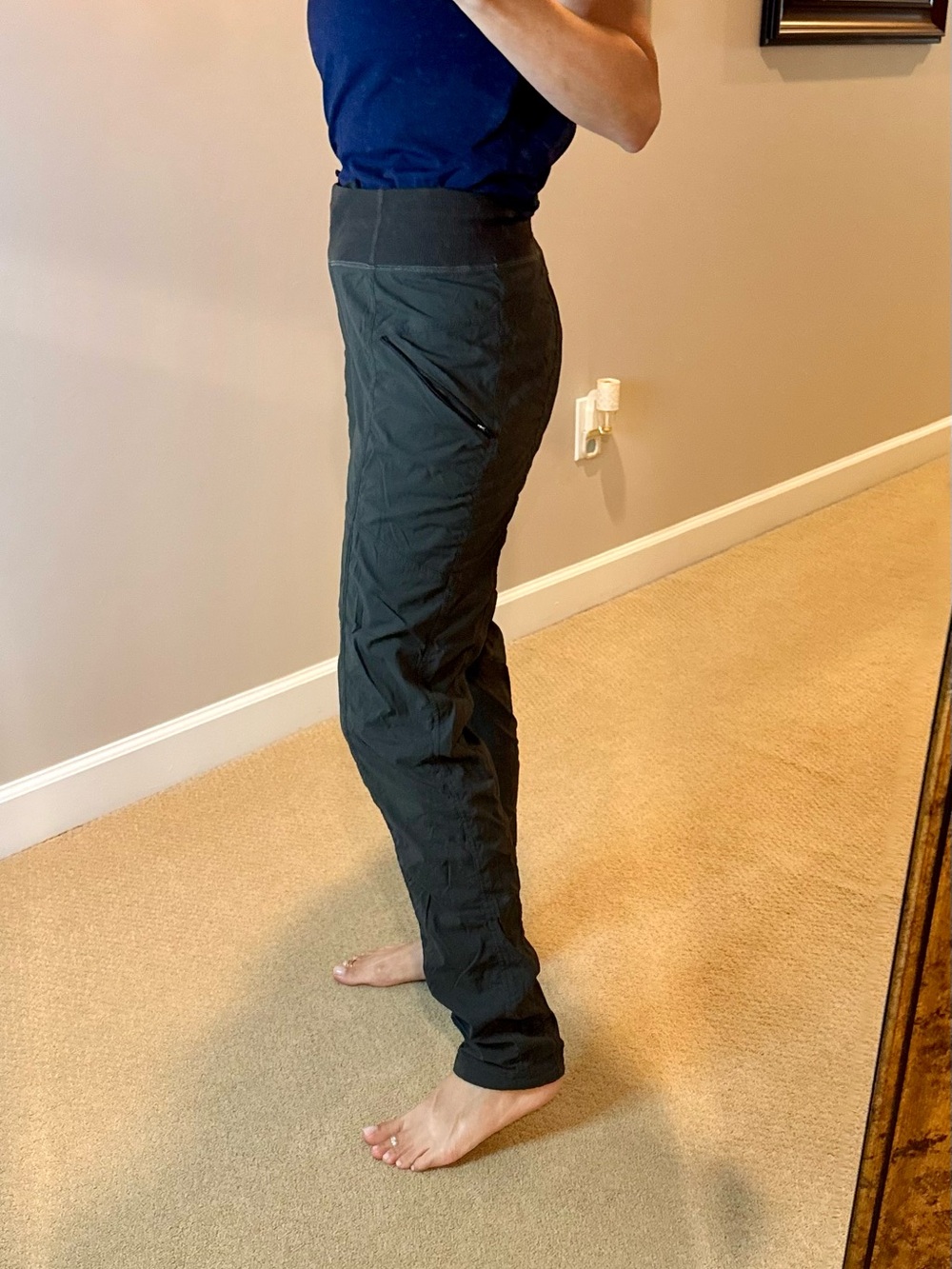 Prana olive women’s hiking pants - Picture 2 of 13